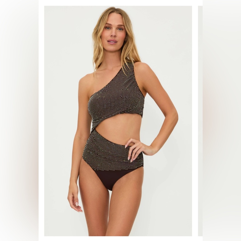 Beach Riot Anja One Piece Java Jewel- Size Small